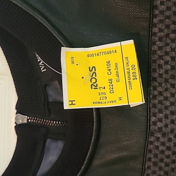 Ivanka Trump Aline gray & black mini dress - Picture 5 of 6